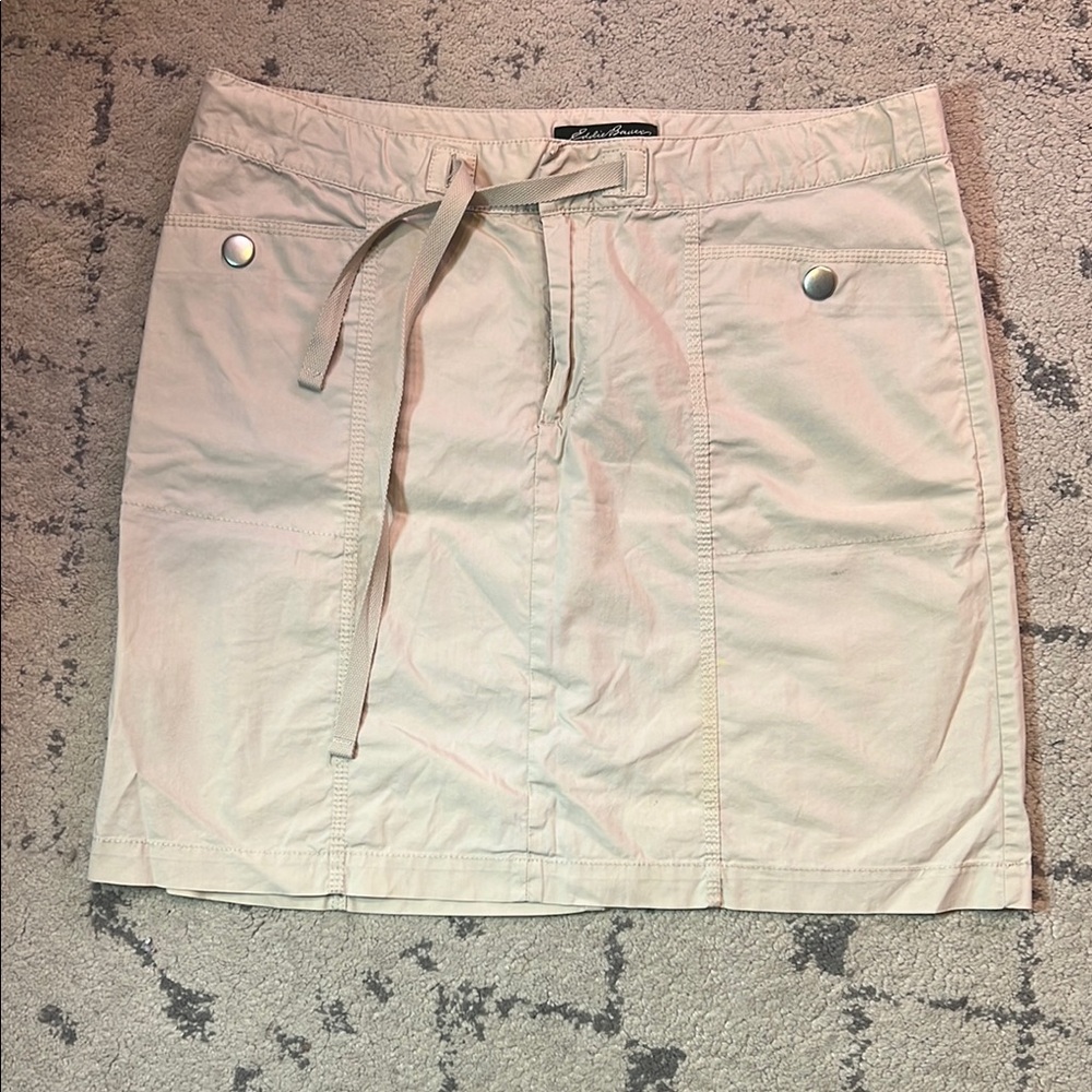 Eddie Bauer Beige Casual Skirt